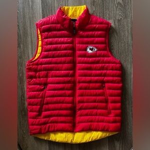 Kansas City Chiefs quilted vest - Size Large